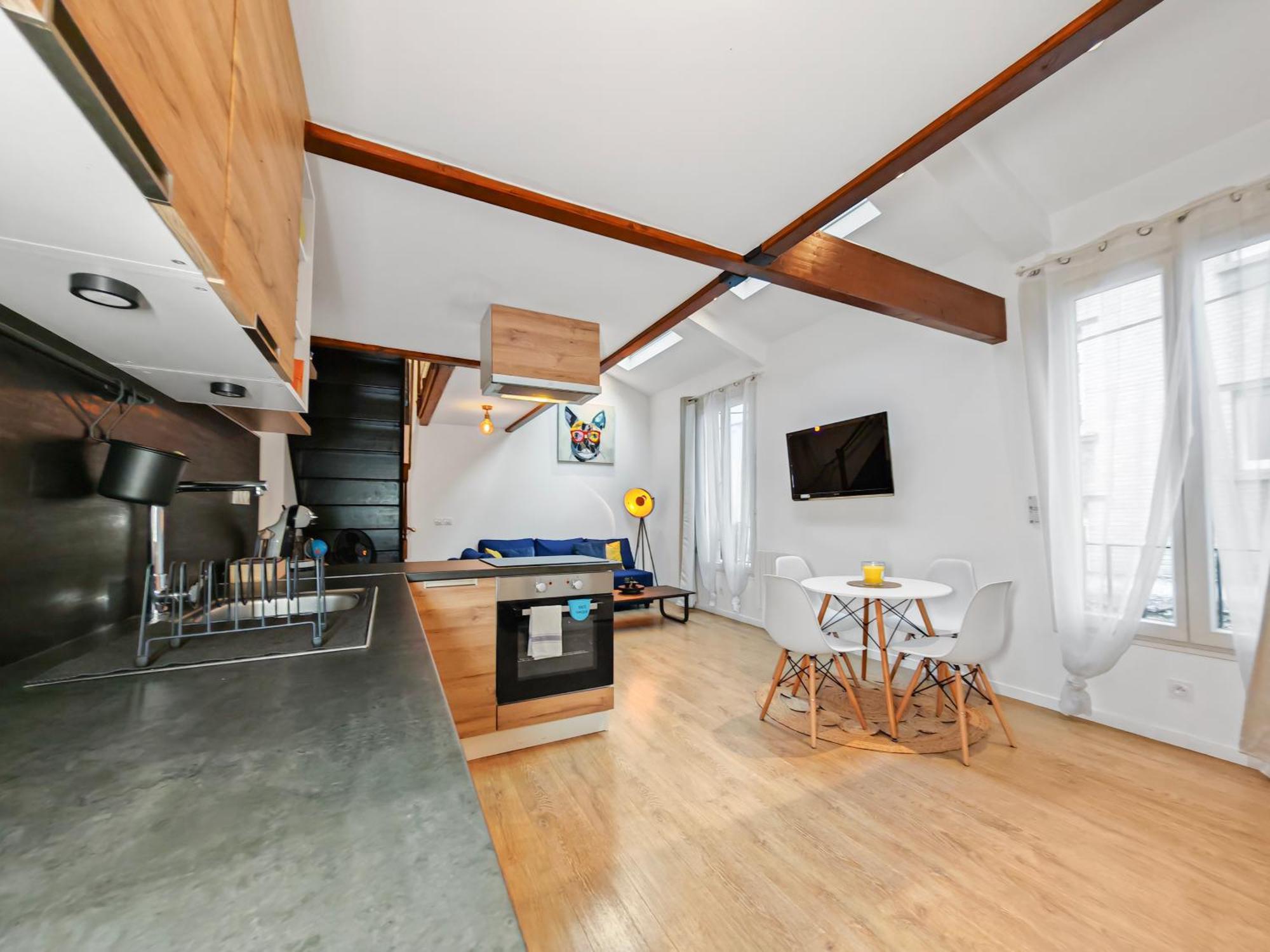 Апартаменты Loft Duplex A 2 Min De Paris - Parking Gratuit Le Pre-Saint-Gervais Экстерьер фото